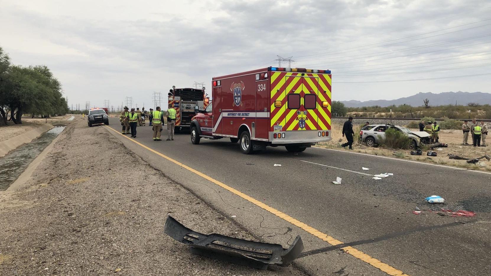 1 person injured in vehicle rollover on I-10 near Twin Peaks
